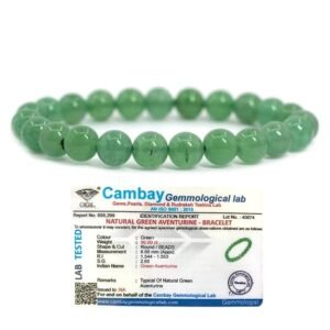 Green Aventurine Crystal Bracelet 8mm | Natural Stretchable Gemstone Wristband for Men & Women | Prosperity Jewellery