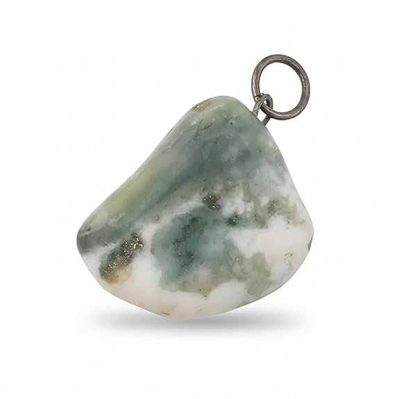 Original Hakik Stone Pendant for Positive Energy, Protection & Strength | Natural Gemstone Pendant for Men & Women | Healing Crystal Pendant for Men and Women (2-3 CM)