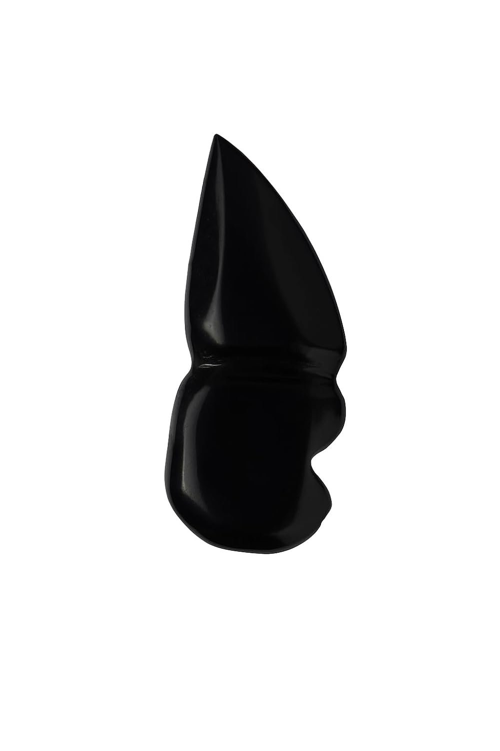 Natural Black Obsidian Selenite Knife Figurines – Crystal Stone Décor Ornaments for Home & Office | Reiki Healing, Energy Cleansing & Spiritual Gifts (Black Obsidian)