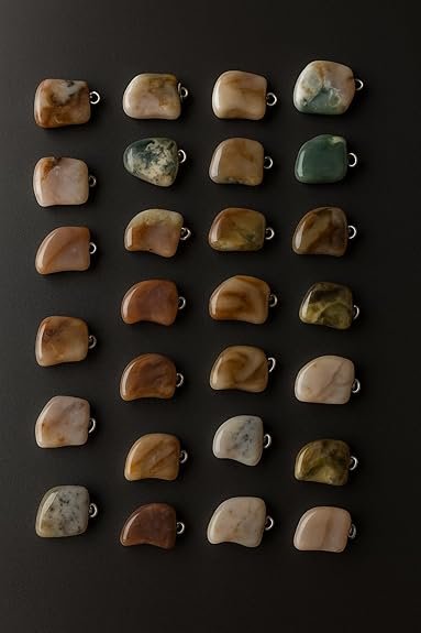 Original Hakik Stone Pendant for Positive Energy, Protection & Strength | Natural Gemstone Pendant for Men & Women | Healing Crystal Pendant for Men and Women (2-3 CM)