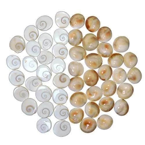 Emagnet Certified Gomati Chakra – Original River Stones from Gomathi River, Dwarka | Natural Gomti Chakra for Lakshmi Puja, Kuber Pooja, Vastu & Protection | Set of 11 Pieces