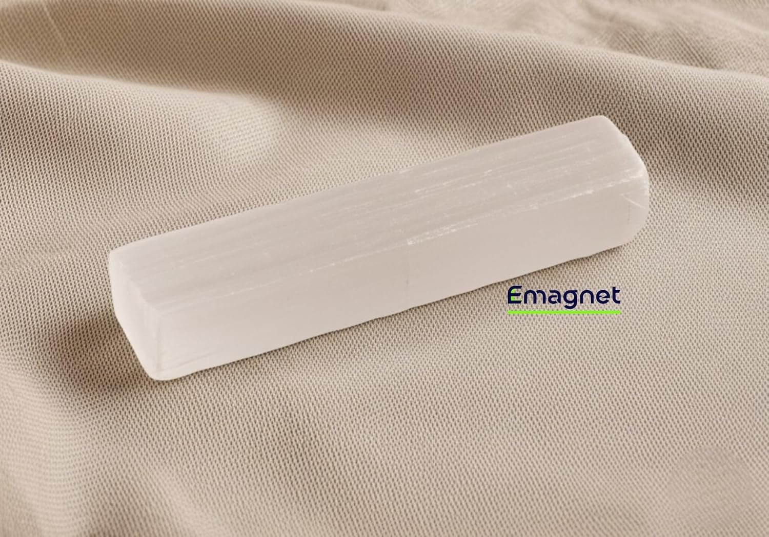 Natural Crystal Charging & Cleansing Plate | Recharging Energy Plate for Bracelets, Stones & Jewelry | Spiritual Décor for Peace, Clarity & Positive Aura (Natural Selenite Charging Bar Stick)