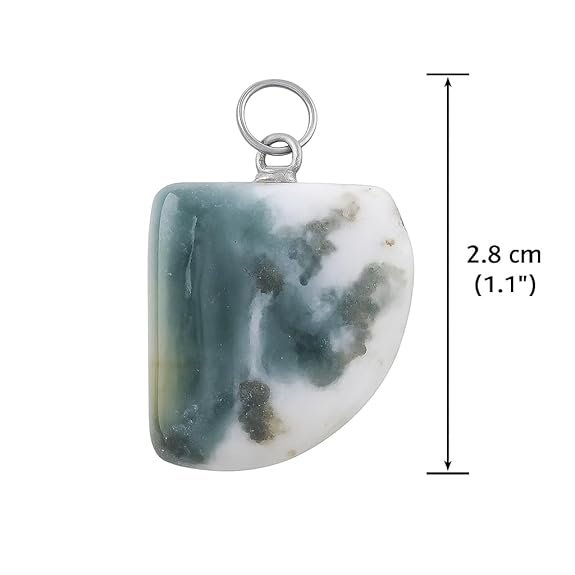 Original Hakik Stone Pendant for Positive Energy, Protection & Strength | Natural Gemstone Pendant for Men & Women | Healing Crystal Pendant for Men and Women (2-3 CM)
