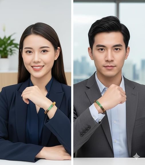 Natural Money Magnet Crystal Bracelet 8mm | Stretchable Gemstone Wristband for Men & Women | Wealth & Prosperity Jewellery