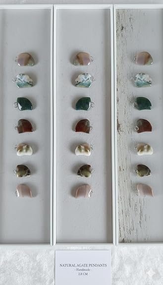 Original Hakik Stone Pendant for Positive Energy, Protection & Strength | Natural Gemstone Pendant for Men & Women | Healing Crystal Pendant for Men and Women (2-3 CM)