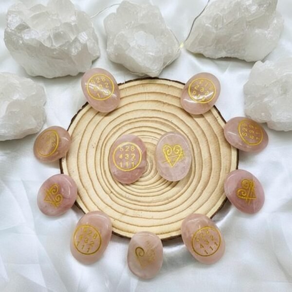 Rose Quartz Zibu Coin – Pre-Energized Natural Crystal Stone for Love, Trust, Compassion, Relationship Healing, Manifestation & Meditation (1 Piece)