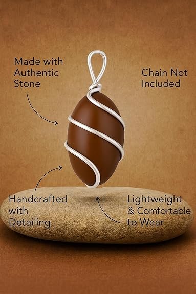 Swayambhoo Narmadeshwar Mahadev Shivling Natural Stone Pendant, Spiritual Protection and Energy, Unisex Religious Jewellery
