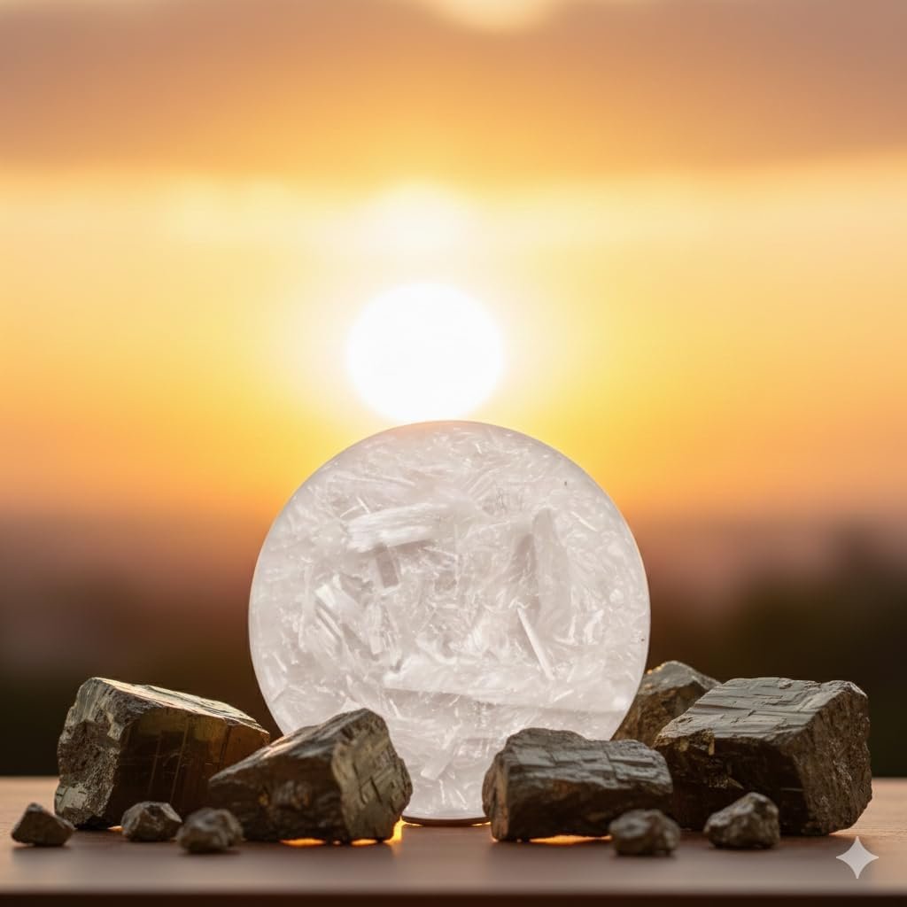 Raw Moroccan Selenite Charging Plate | Natural Crystal Charging & Cleansing Plate | Recharging Energy Plate for Bracelets, Stones & Jewelry