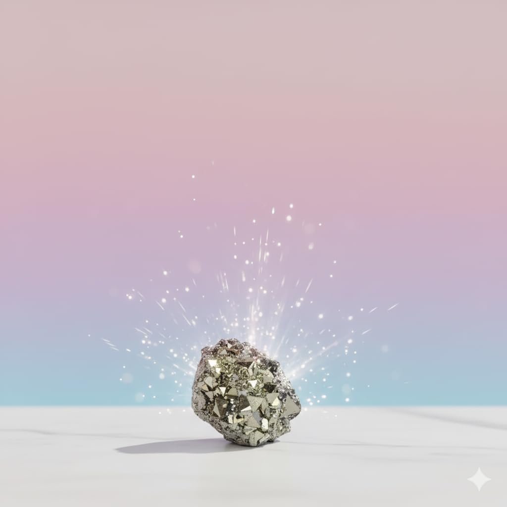 Natural Pyrite Cluster Rough Stone | 300–400 g Certified Gold Pyrite for Crystal Healing, Vastu, Home Decor & Wealth Energy | Raw Fool’s Gold Stone for Positive Aura & Meditation