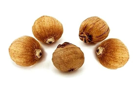 Laghu Nariyal for Pooja – Pack of 5 | Original Natural Small Coconut (Laghu Shriphal) for Mahalaxmi Puja, Kuber Puja, Havan, Temple & Daily Religious Rituals | Dry Nariyal for Spiritual Use
