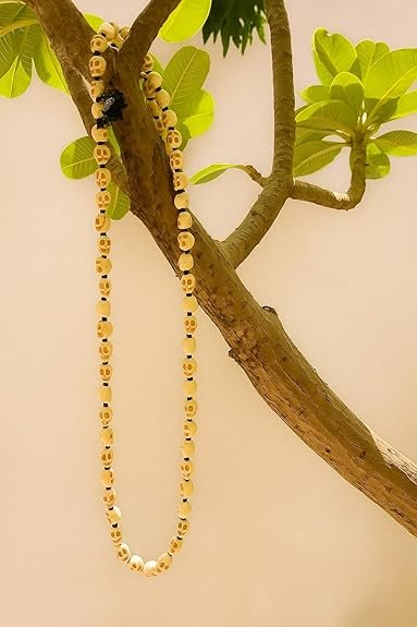 Mund Mala for Puja Mantra Jaap | Kapal Mala for Kali Maa | Certified 108+1 Beads | Unisex Adults