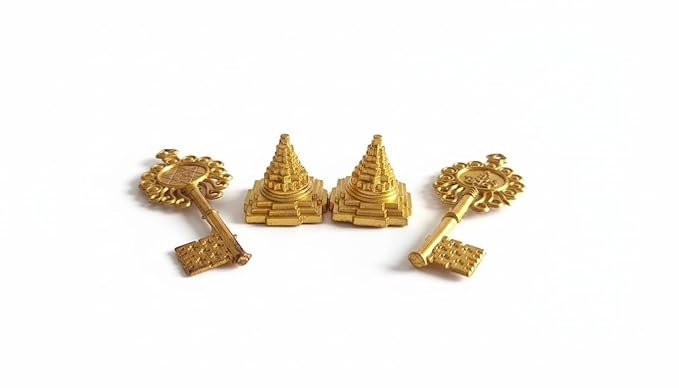 Kuber Kunji Key for Money and Prosperity | Original Brass Vastu & Feng Shui Key | Wealth & Good Luck Symbol | Home & Office Décor | Ideal Gift
