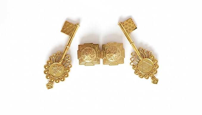 Kuber Kunji Key for Money and Prosperity | Original Brass Vastu & Feng Shui Key | Wealth & Good Luck Symbol | Home & Office Décor | Ideal Gift