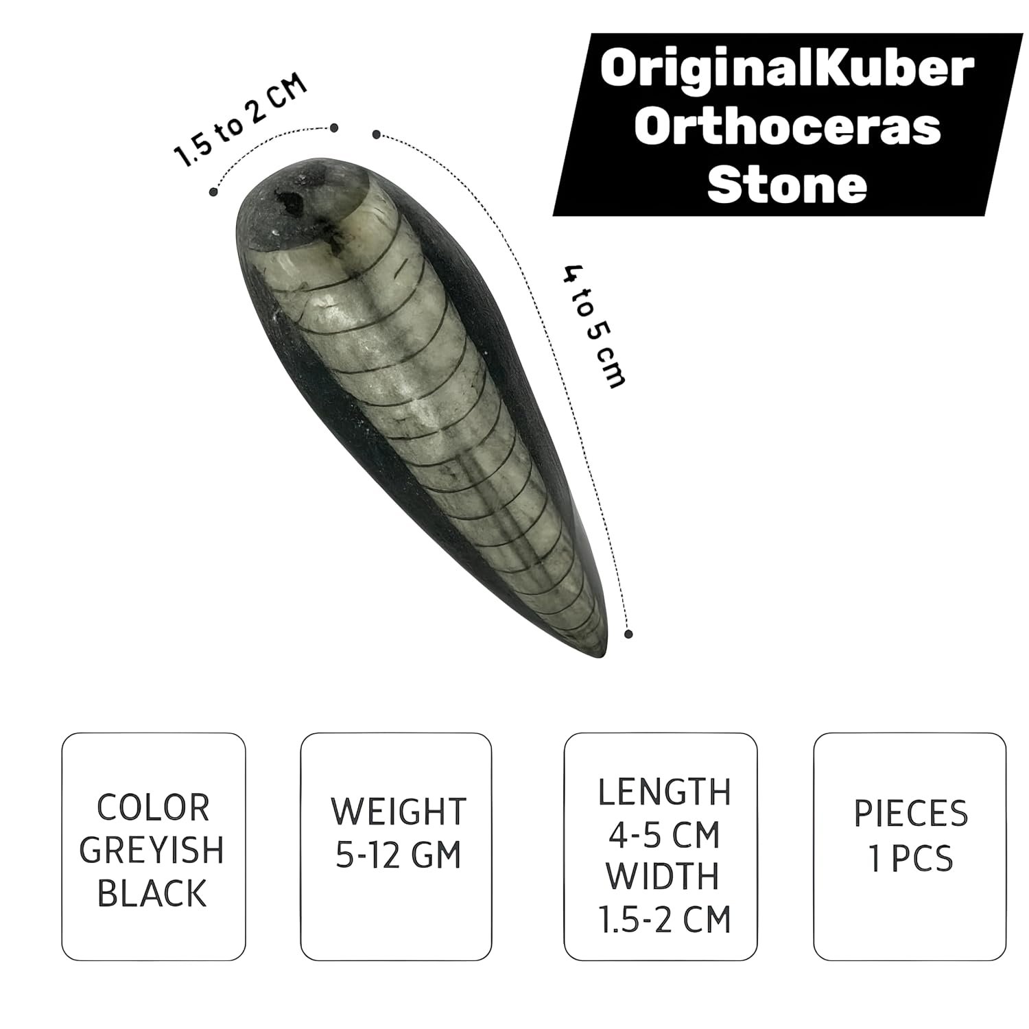 Kuber Stone Pendant for Men & Women | Natural Wealth Stone for Prosperity & Good Luck | Vastu & Reiki Healing Crystal Pendant