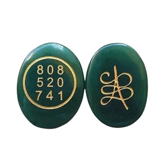 Pre-Energized Natural Green Jade Zibu Coin – Laxmi Money Symbol for Financial Growth, Good Luck, Fortune, Reiki Healing & Vastu – Home & Office Decor – 1 Piece