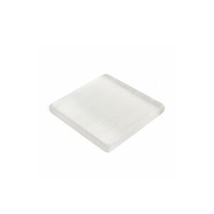 Natural Selenite Crystal Charging & Cleansing Plate | Recharging Energy Plate for Bracelets, Stones & Jewelry | Spiritual Décor for Peace, Clarity & Positive Aura (8 cm)