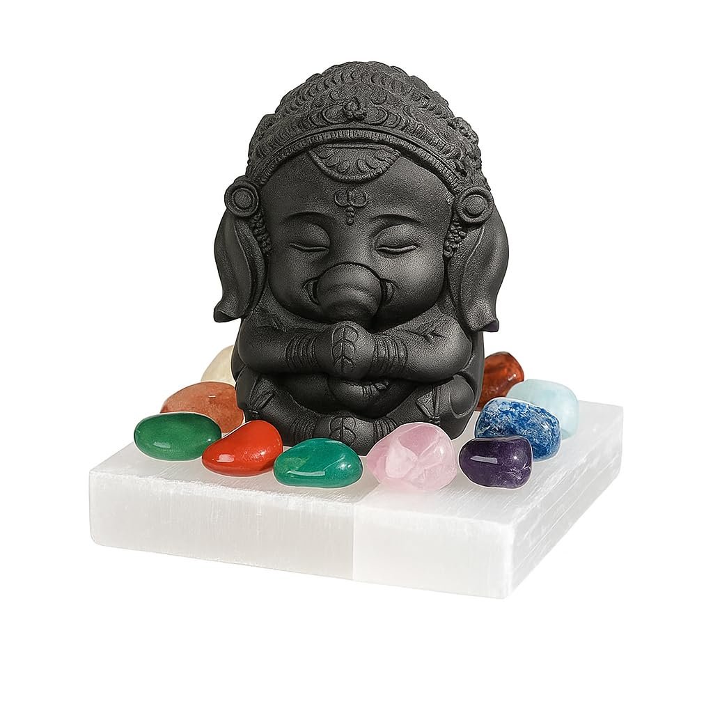 Natural Selenite Crystal Charging & Cleansing Plate | Recharging Energy Plate for Bracelets, Stones & Jewelry | Spiritual Décor for Peace, Clarity & Positive Aura (8 cm)